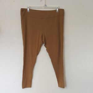 Time and Tru Tan Leggings Comfortable and Versatile